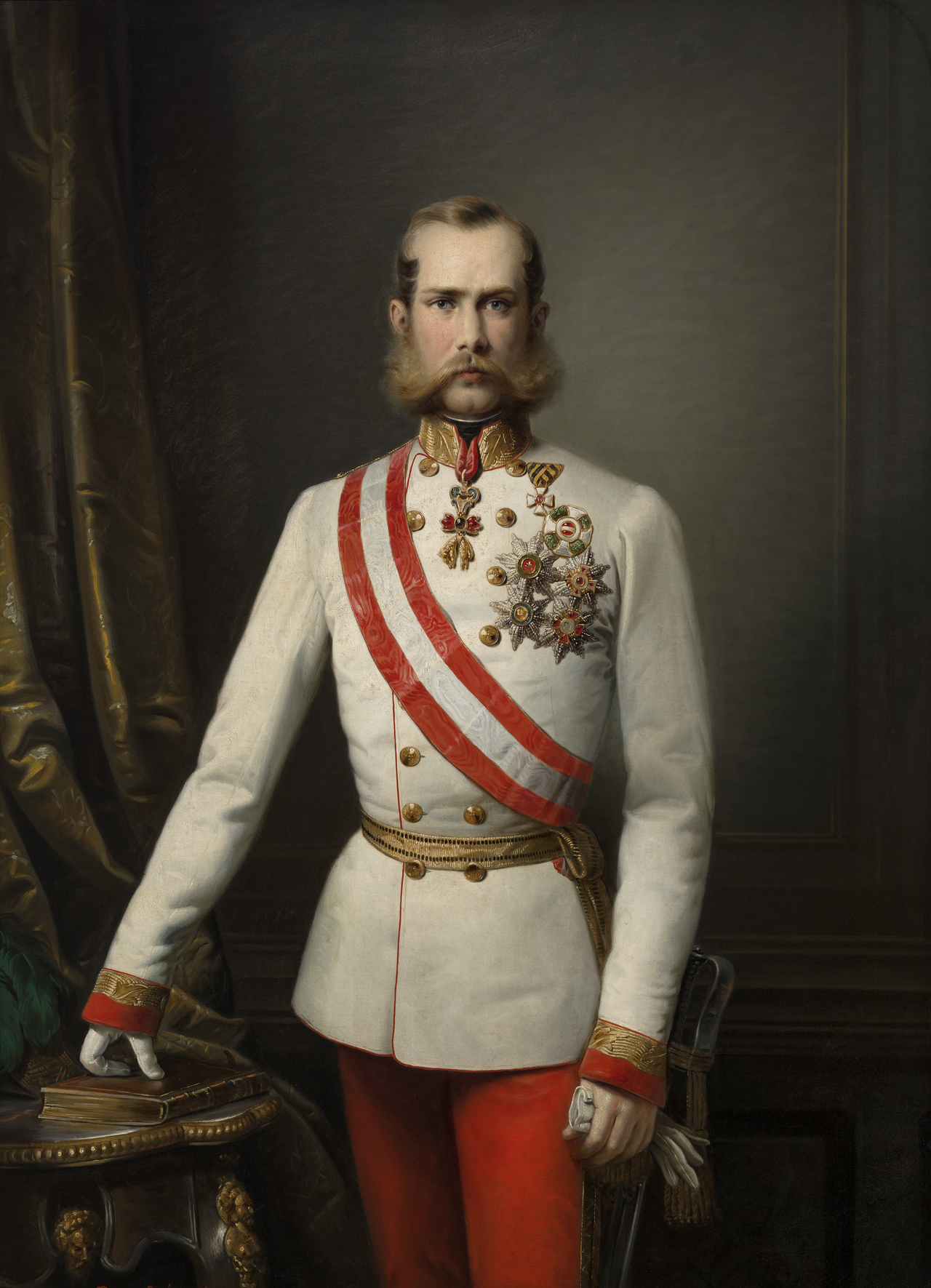 대(大) 프란츠 루스, 프란츠 요제프 1세, 1862, 캔버스에 유채, 137x97.5cm [museum-joanneum.at, Public Domain, commons.wikimedia.org]