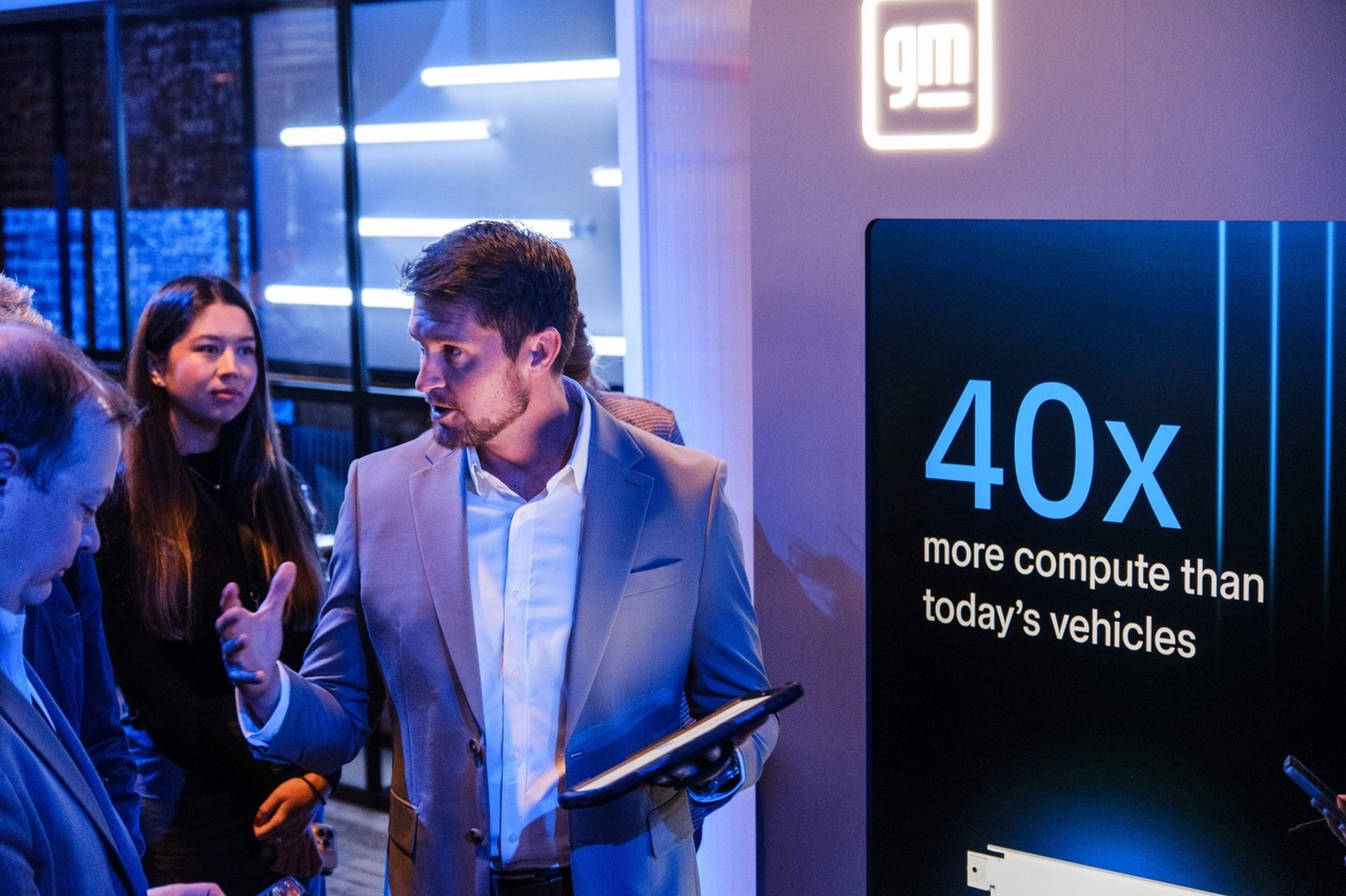 General Motors presents its next-generation electric and computing architecture at the 'GM Forward' event. [GM]