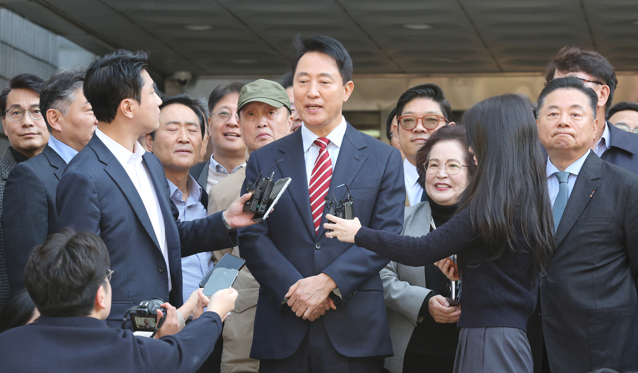 Seoul Mayor Oh Se-hoon. [Yonhap]