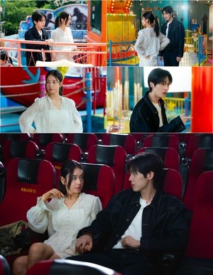안은진X이주안, 놀이공원 데이트→영화관에서 맞잡은 손 포착(‘너다연’)