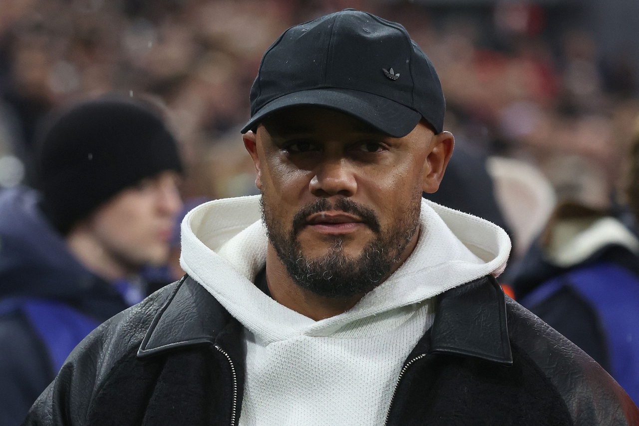 Bayern Munich manager Vincent Kompany. [AFP]