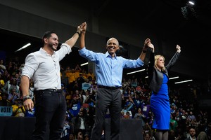Obama assails 'cruelty' and indecency from Trump and his allies in the midterm campaign