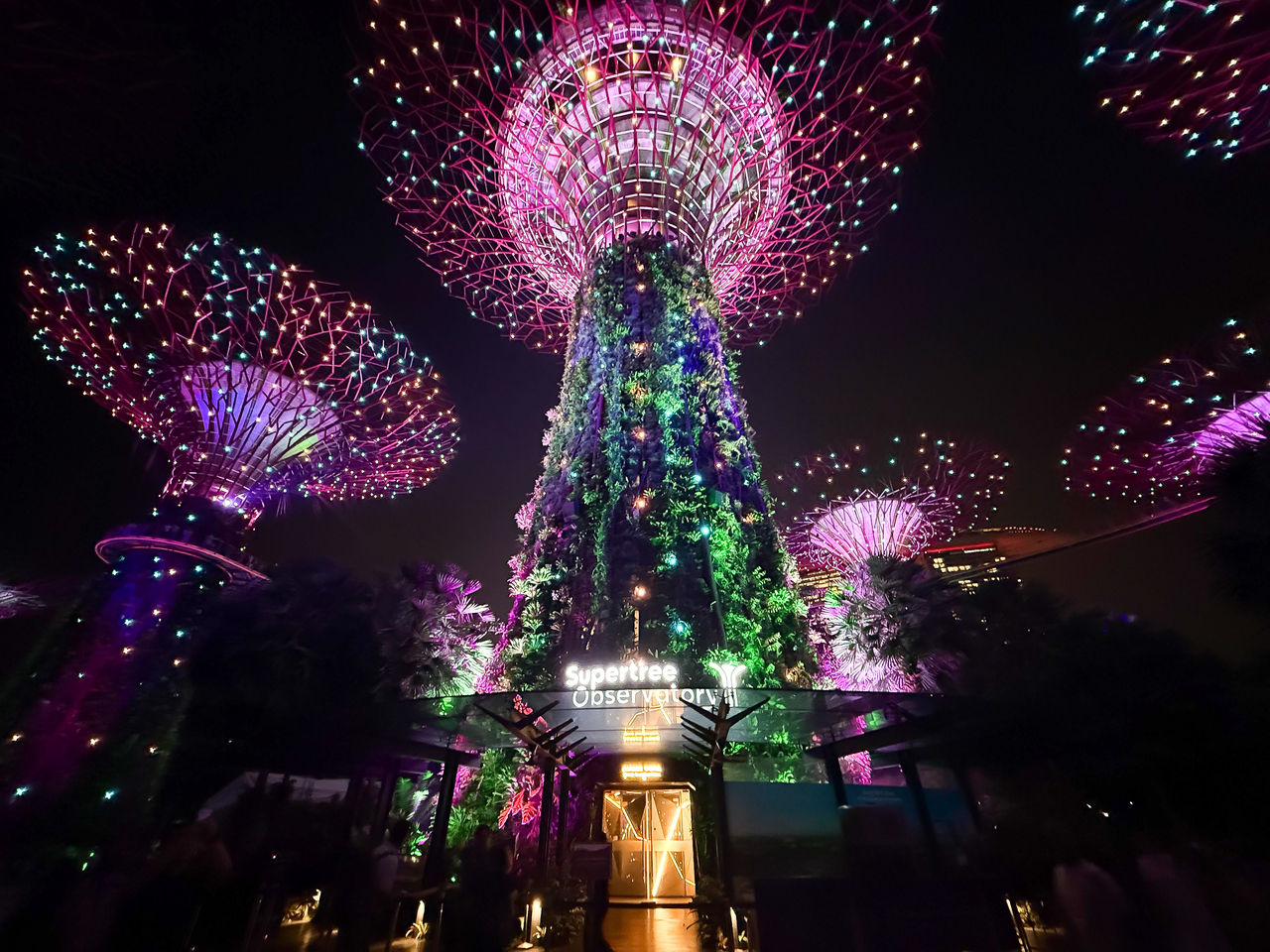The entrance to the Supertree Observatory at Gardens by the Bay, Singapore [Kim Myung-sang]