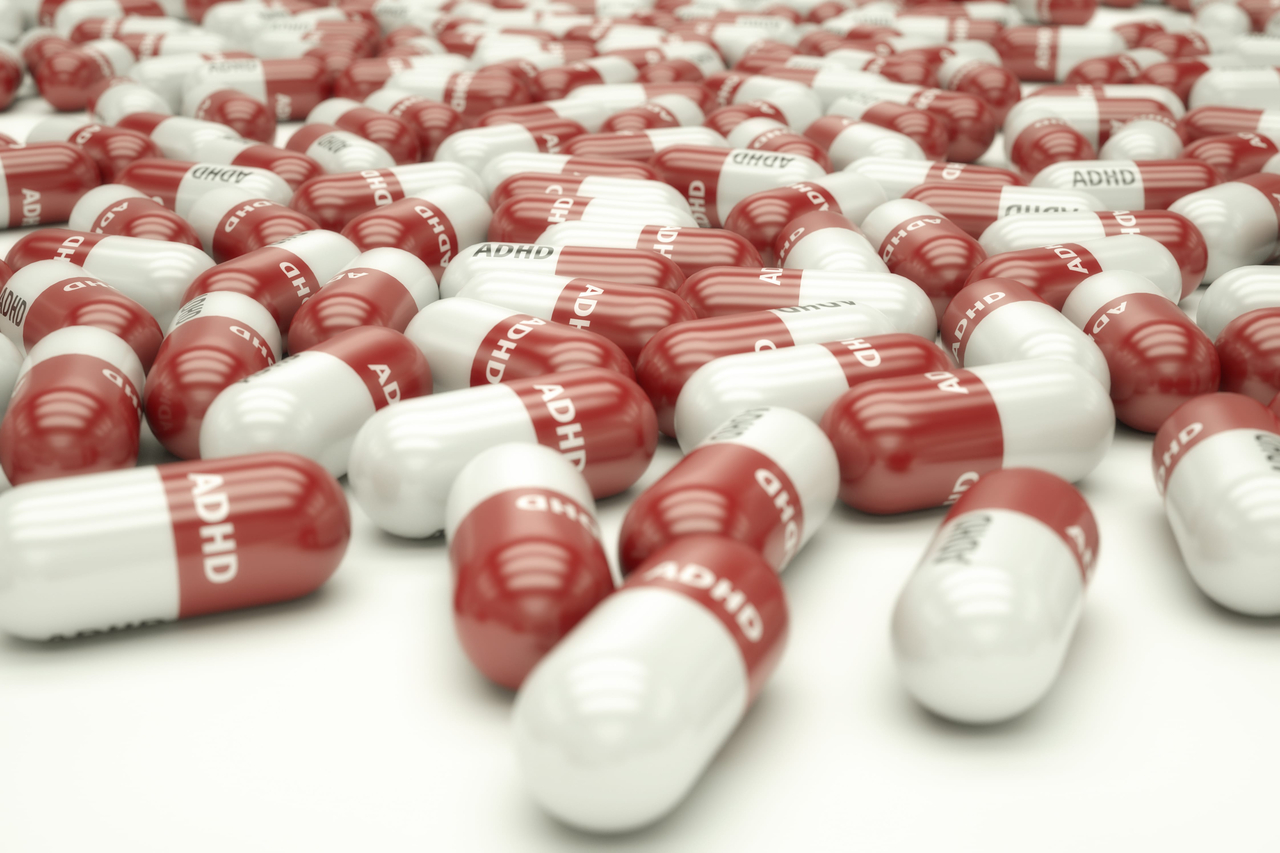 An unrelated image of medication labeled ADHD (123rf)
