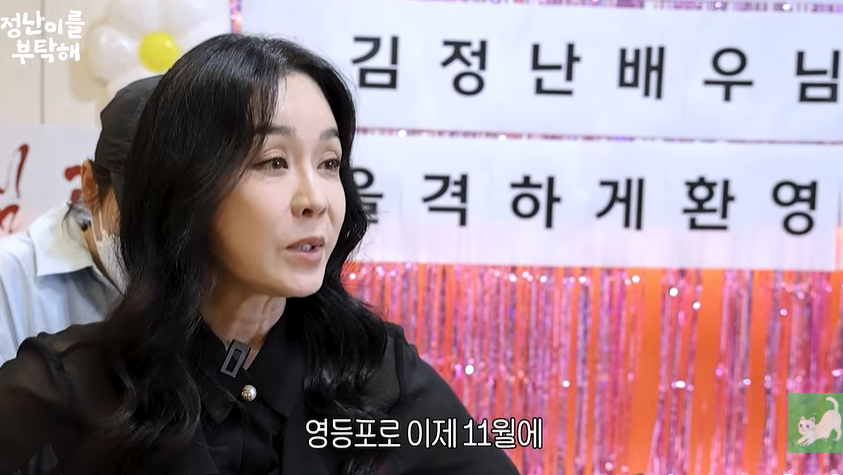 김정난 유튜브 캡처