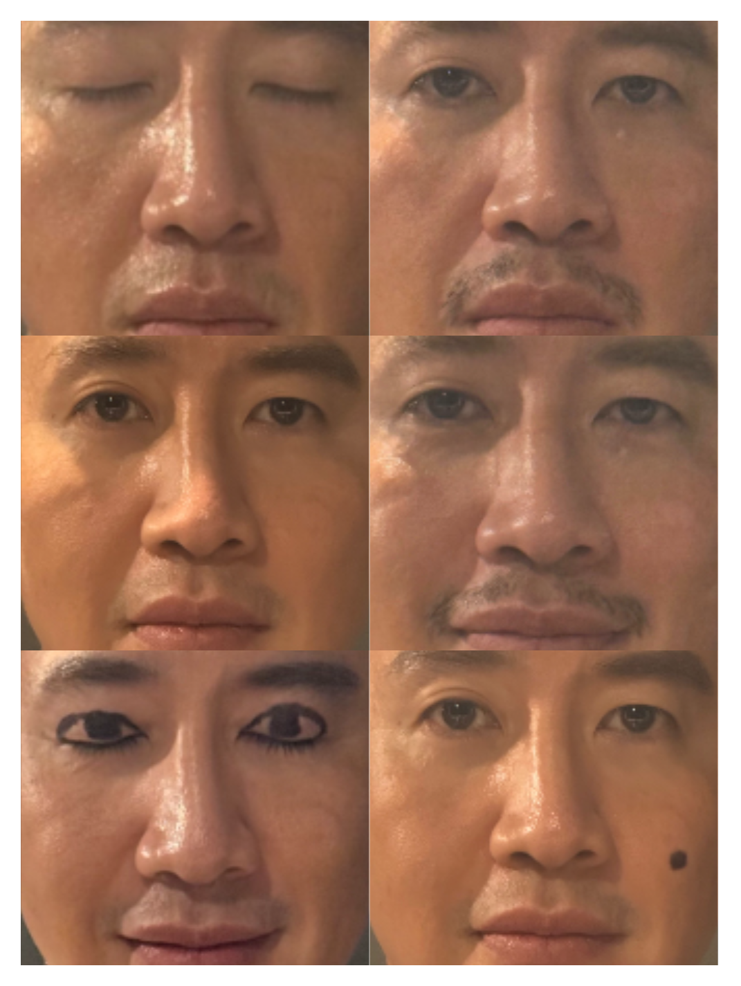 Actor Lee Kwang-soo puts different profile photos on his Dear U Bubble channel. (Lee Kwang-soo's Dear U Bubble)