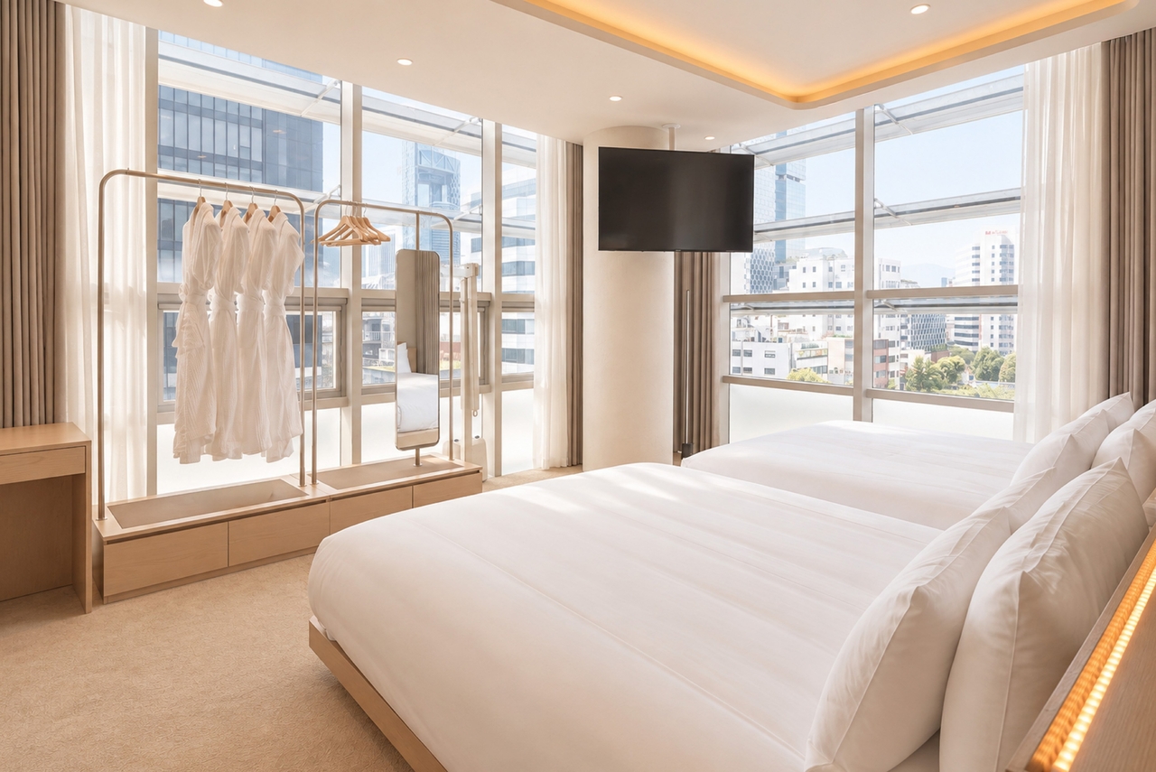 A superior room at UH Seoul Insadong, a Series by Marriott property