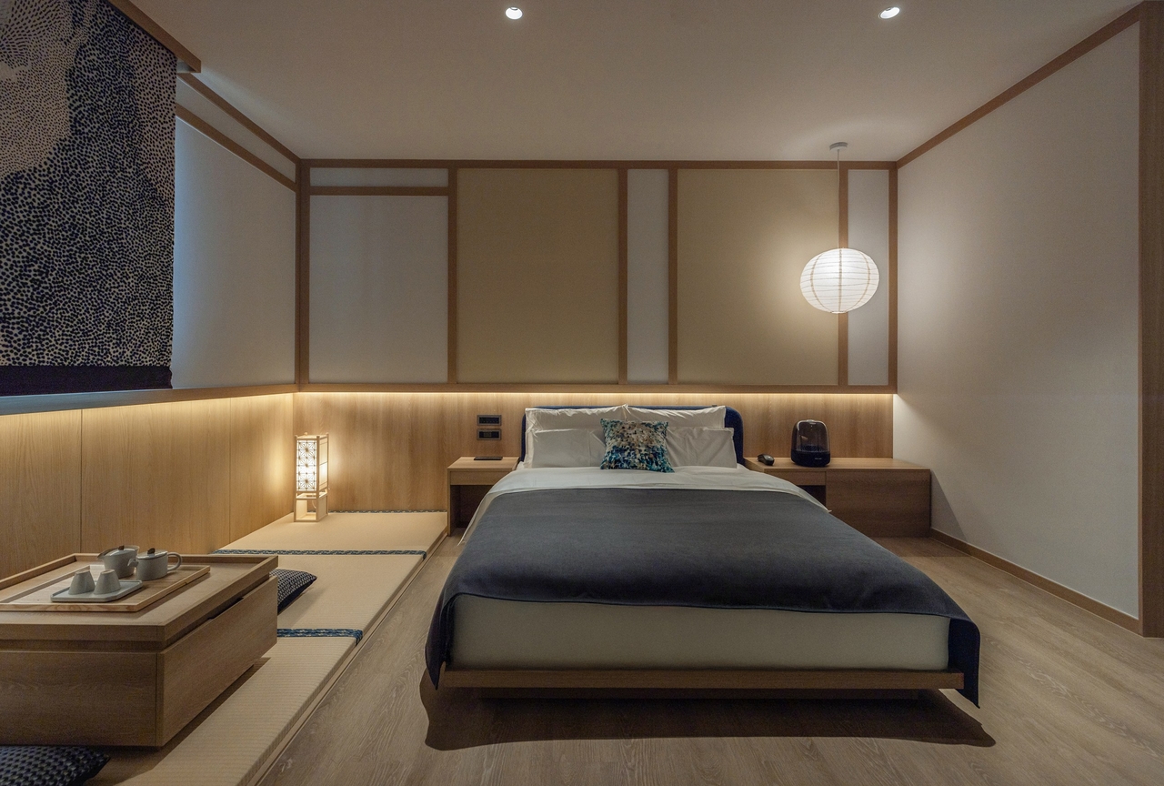 A superior double room at Aneuk Signature Busan Haeundae