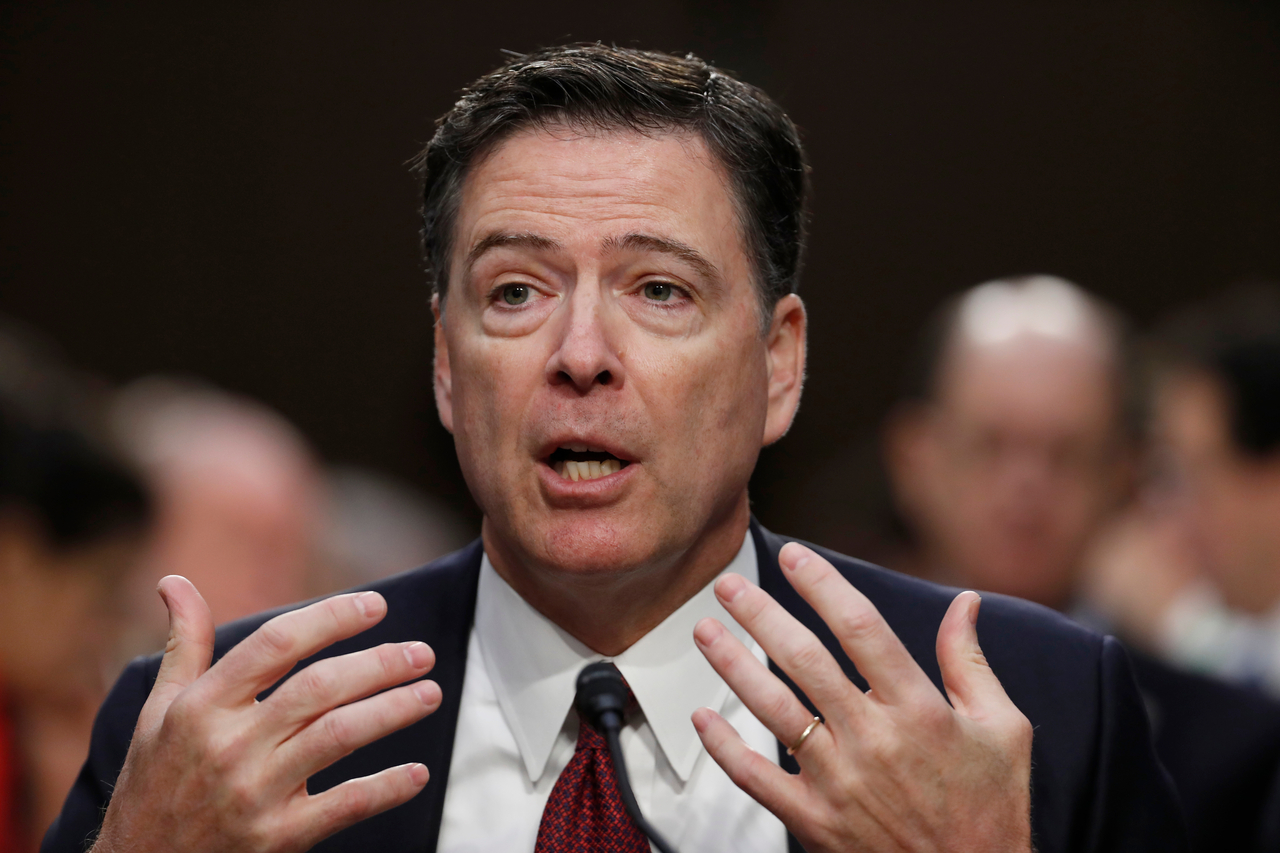 Former FBI director James Comey (AP-Yonhap)