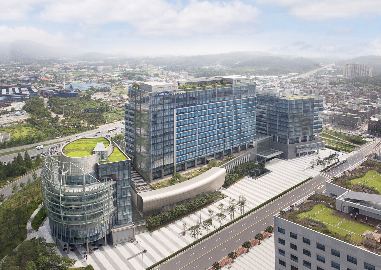 An exterior view of the Samsung C&T headquarters. [Samsung C&T]