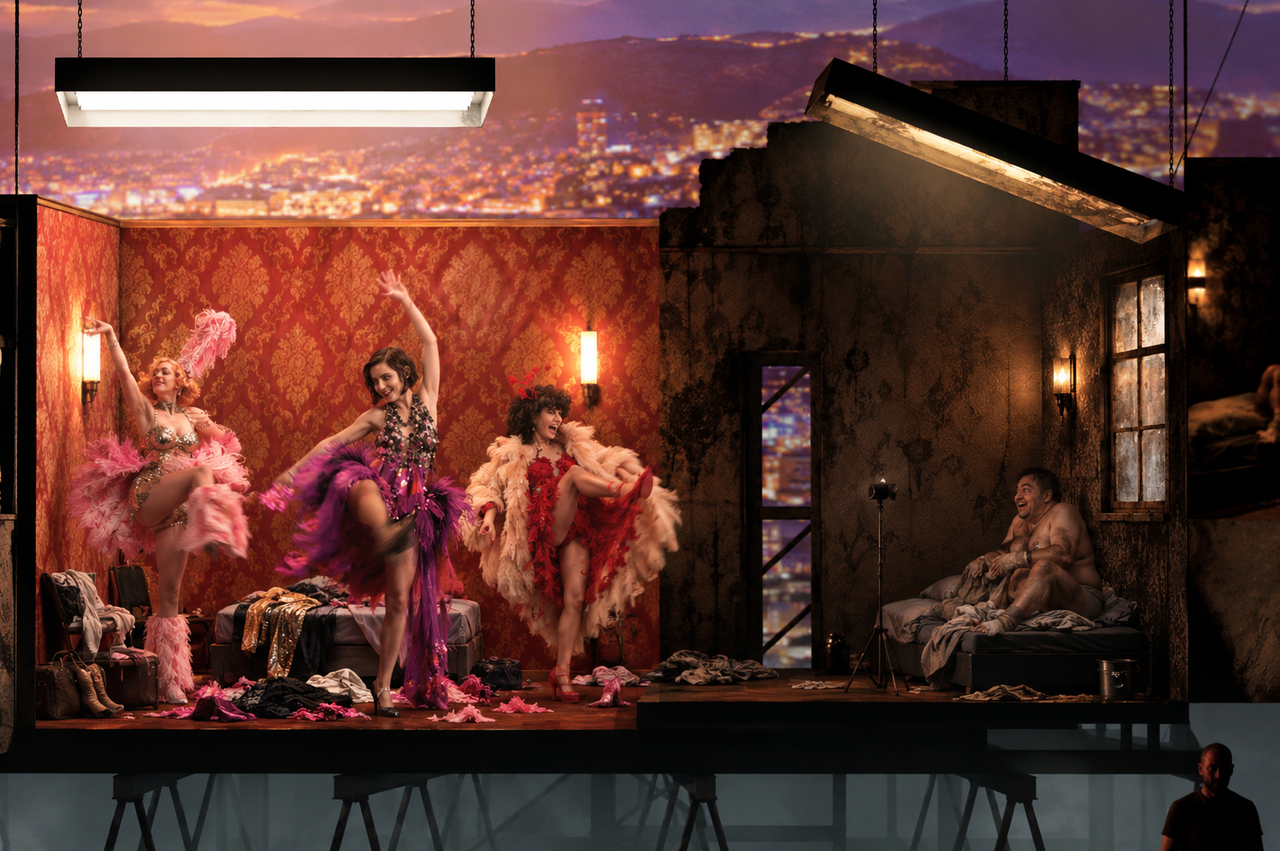 Stage design concept for the National Opera of Korea’s "Das Rheingold" (Korean National Opera)