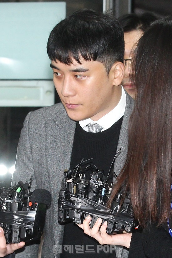 Seungri, a former member of K-pop group BigBang. [Herald POP (now Herald Muse) via The Korea Herald]