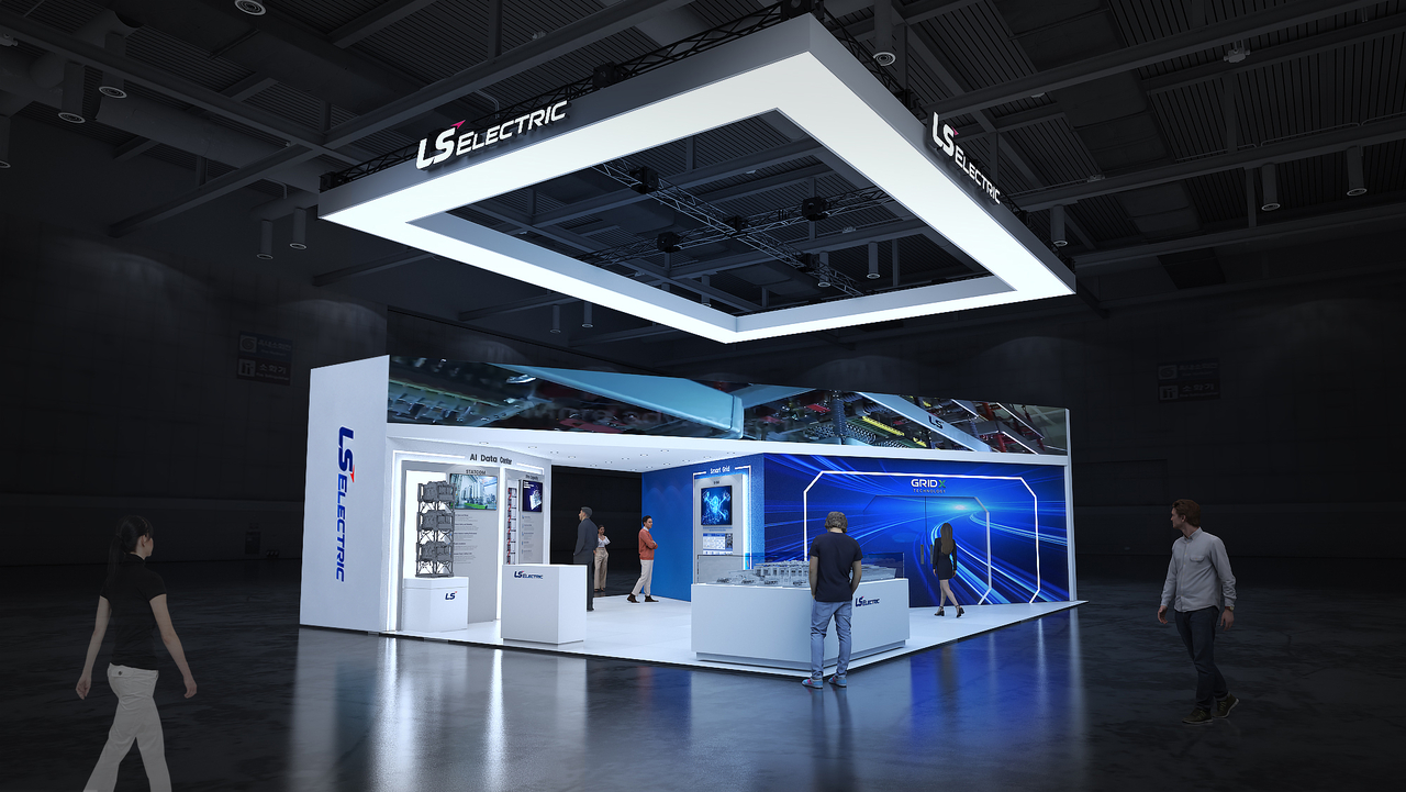 LS Electric announced Wednesday it will participate in Bixpo 2026, South Korea's largest power and energy industry expo, to be held at the Kim Dae-jung Convention Center in Gwangju from Nov. 4 to 6. Pictured is a rendering of the LS Electric exhibition booth. [LS Electric]