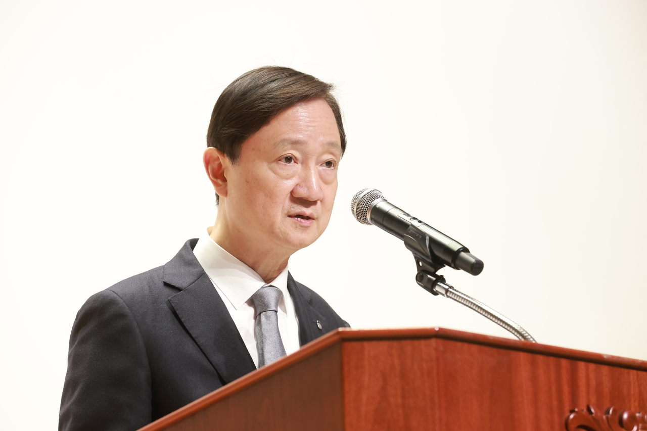 28일 열린 ‘금융회사 민원·분쟁업무 모범관행’ 설명회에서 이찬진 금융감독원장이 모두발언을 하고 있다. [금융감독원]