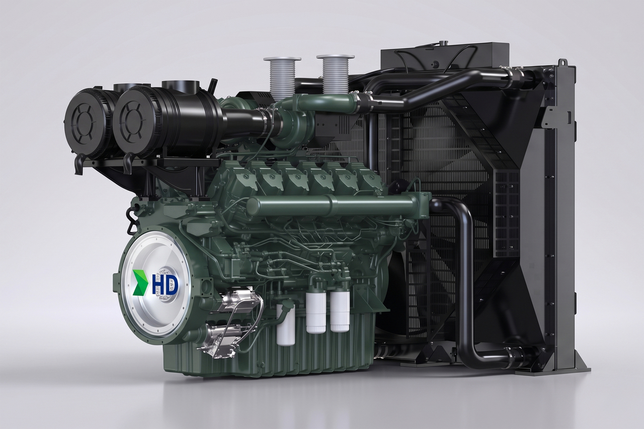 HD Construction Equipment's DX37 power generation engine (HD Construction Equipment)