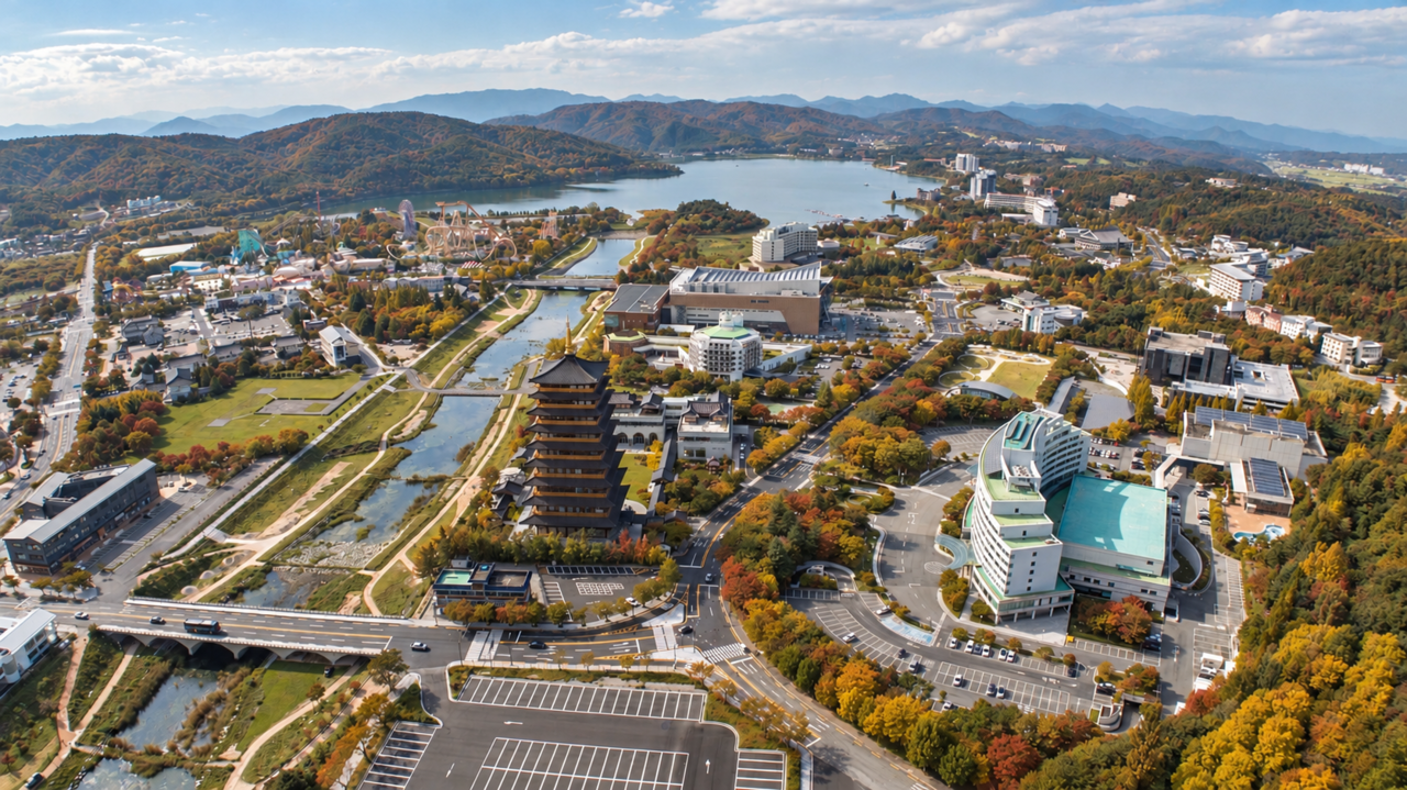 경주 보문단지 모습.[경북문화관광공사 제공]