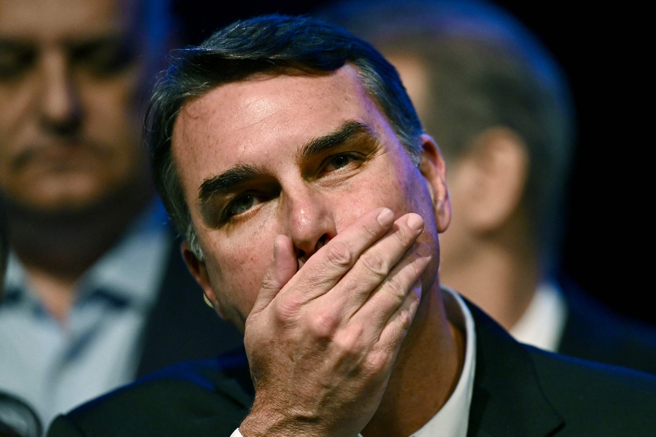 Brazilian Senator Flavio Bolsonaro [AFP]