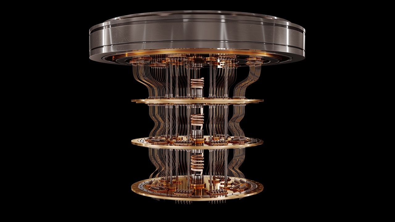 Photo not related to article. A quantum computer model. [Getty Images Bank]