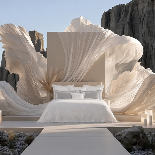 A bespoke bedding set from Crown Goose costs about 30 million won. (Crown Goose)