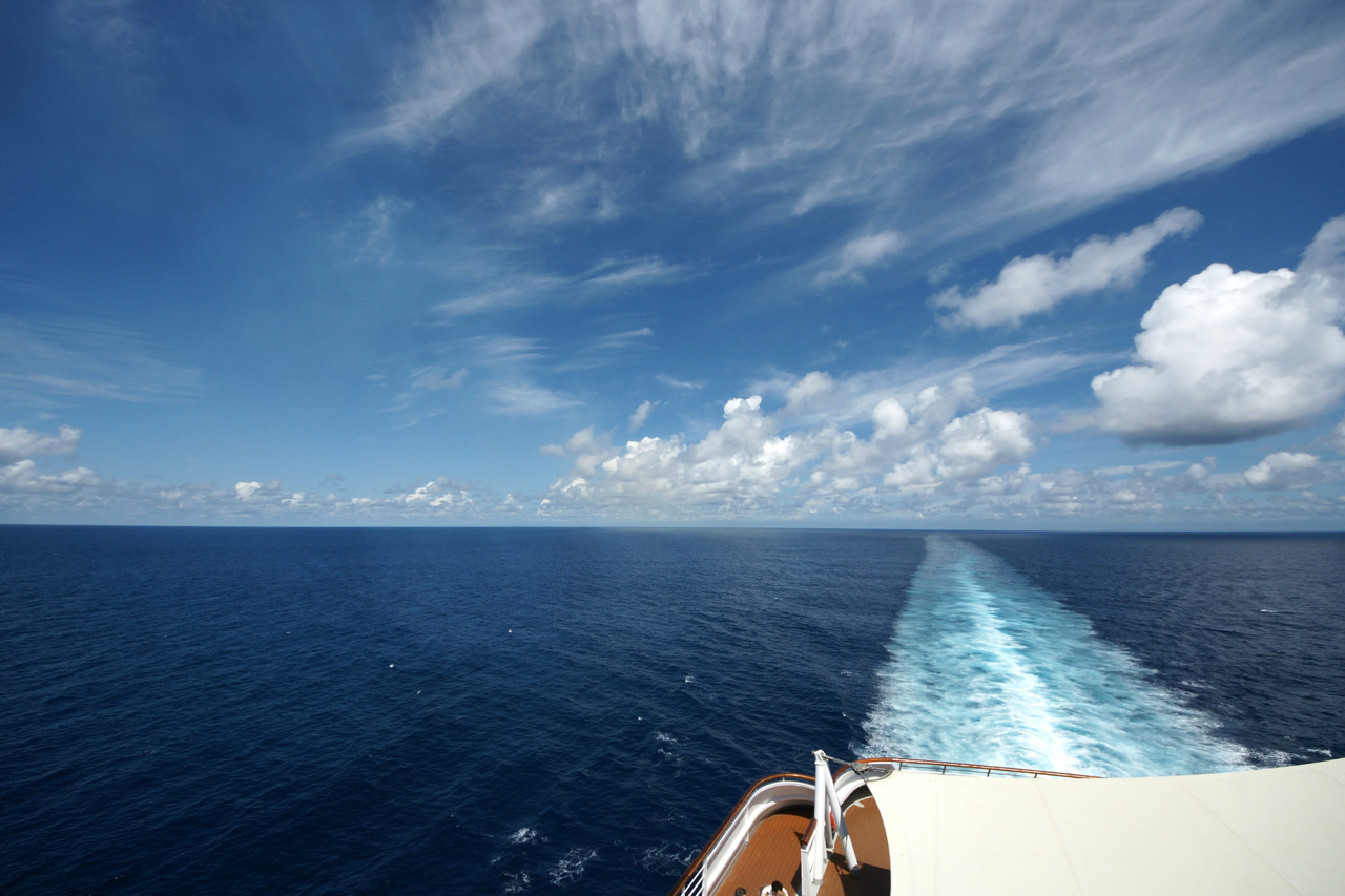 A cruise ship at sea. This image is unrelated to the article. [123RF]