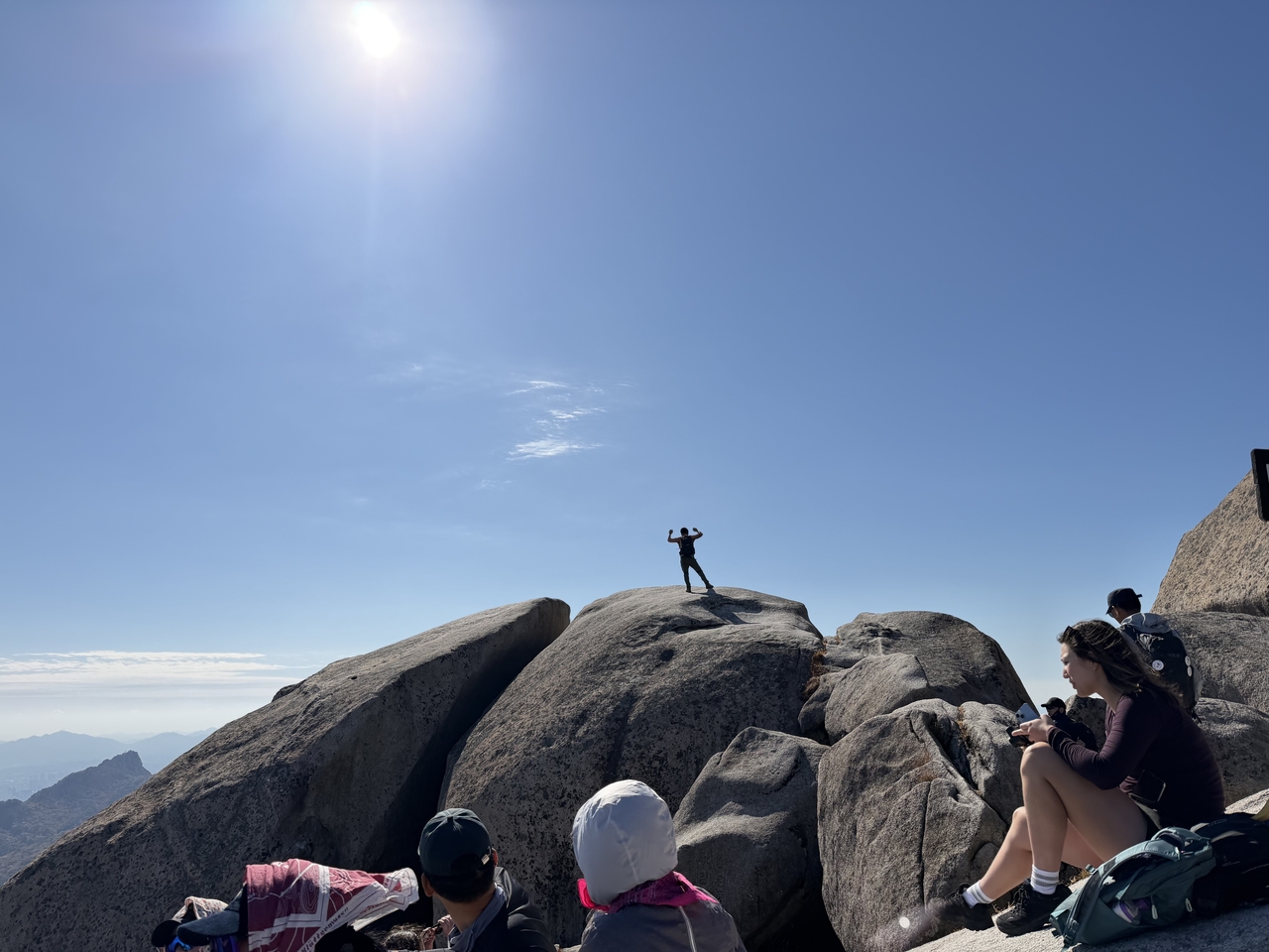 Baegundae peak (Hong Yoo/The Korea Herald)