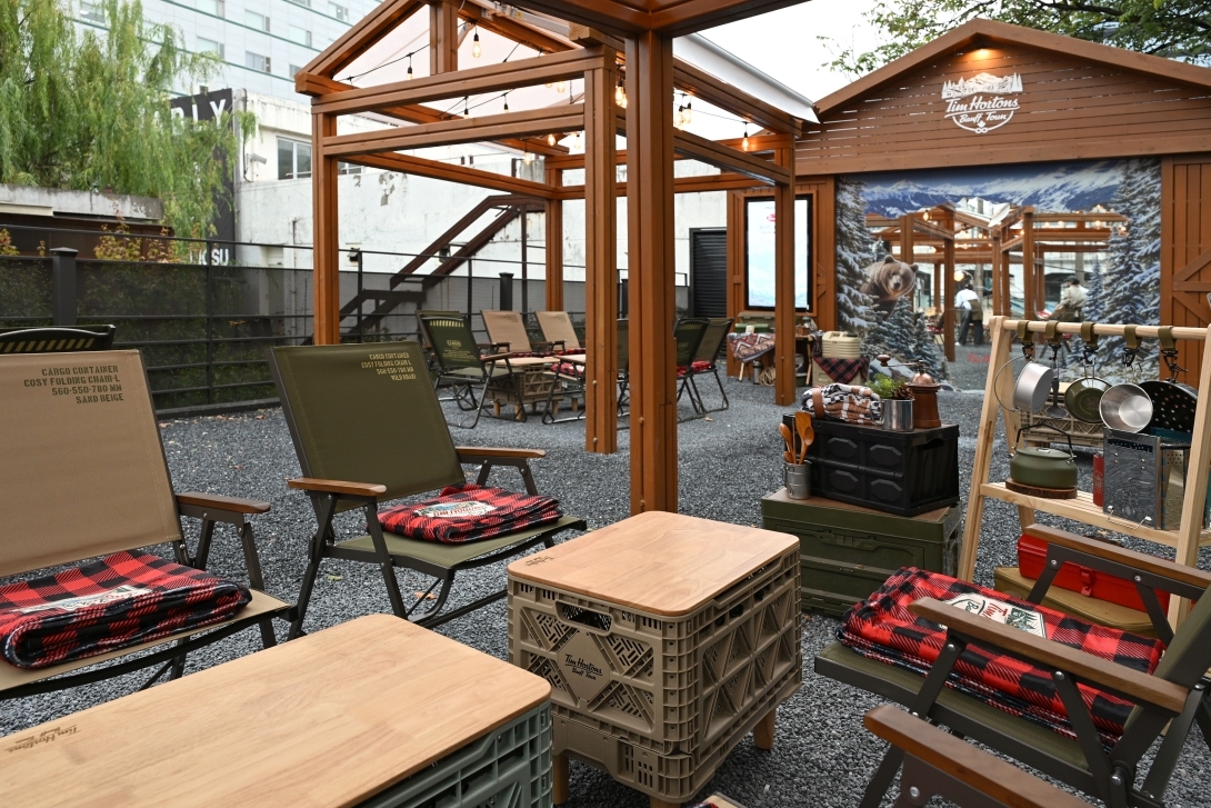 The rooftop of Tim Hortons’ new flagship in Seongsu-dong, Seoul (BKR)