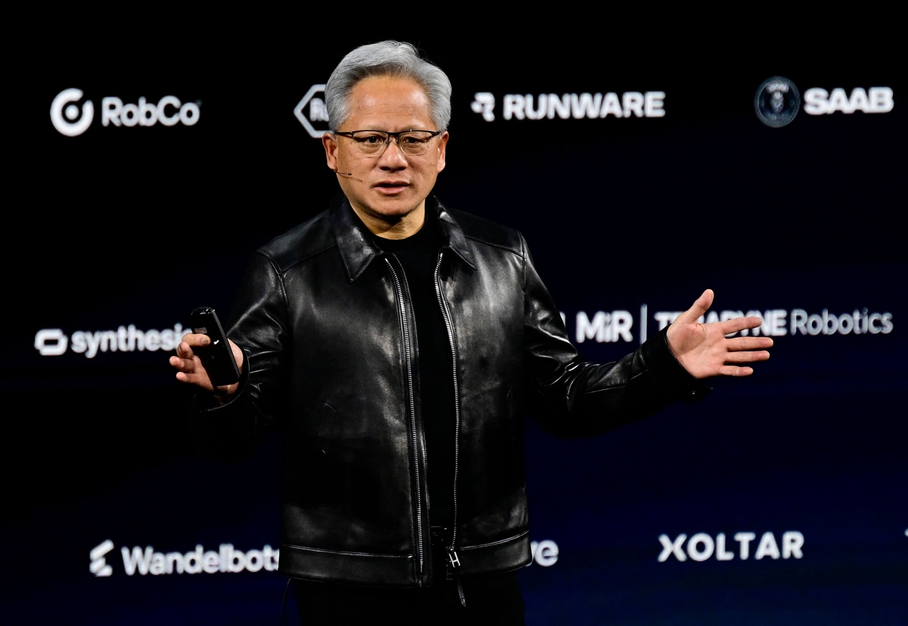 Nvidia CEO Jensen Huang. [AFP]