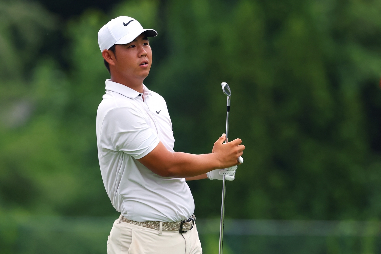 대회 첫날 4언더파를 몰아쳐 공동 22위에 오른 김주형. [사진=PGA 투어]