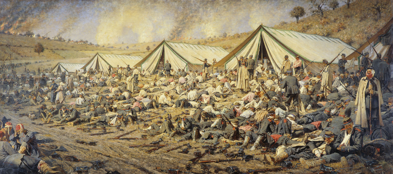 Vasily Vereshchagin, After the Attack, Plevna, 1881, oil on canvas, Tretyakov Gallery [slavs.org.ua, Public Domain, commons.wikimedia.org]