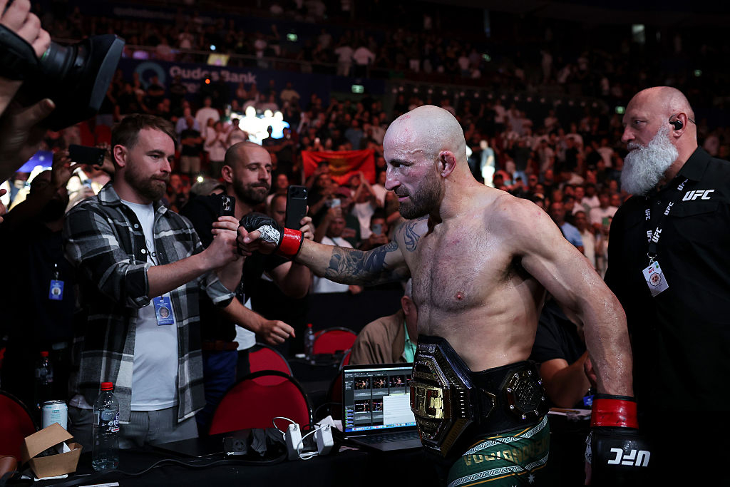 은퇴 명분을 고심중인 UFC 페더급 챔피언 알렉산더 볼카노프스키. [게티이미지]