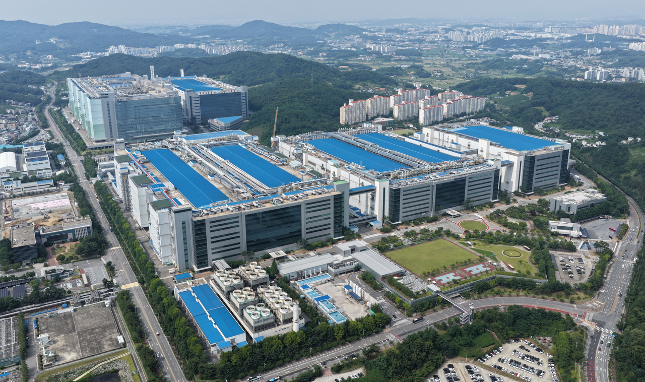Samsung Display's Asan campus in South Chungcheong Province [Yonhap]