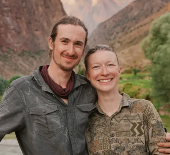 German couple pedals 8,000 km to Busan 