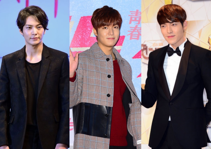 Actor Joo Won, Lee Min-ho, and Kim Woo-bin (OSEN)