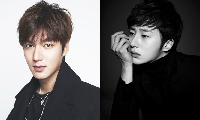 Lee Min-ho(Starhaus Entertainment) and Jung Il-woo(Star K Entertainment)