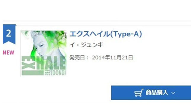 (Oricon chart)