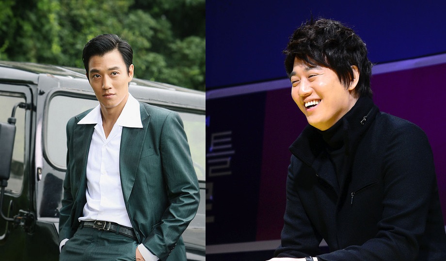 Left: Kim Rae-won appears on a still photo of film "Gangnam 1970" after reducing 15 kilograms in body weight on Wednesday. (Showbiz)
Right: Kim Rae-won attends the press conference for film "My Little Hero" on Dec. 7, 2012. (OSEN)