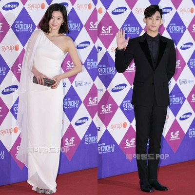 전지현 김수현 [사진=송재원 기자]