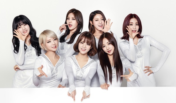 [새해 첫 날부터 화장품 모델로 발탁된 걸그룹 AOA. 사진제공 = 에이블씨엔씨]