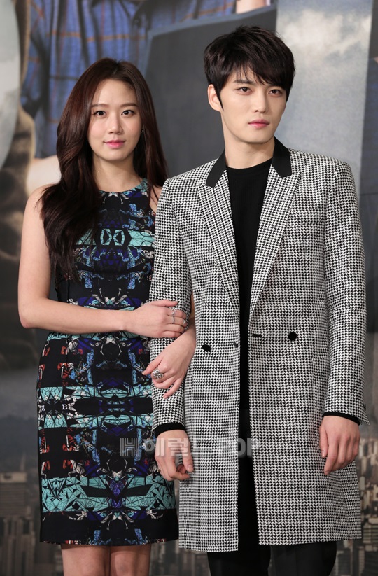 고성희, JYJ 김재중. 사진=송재원 기자