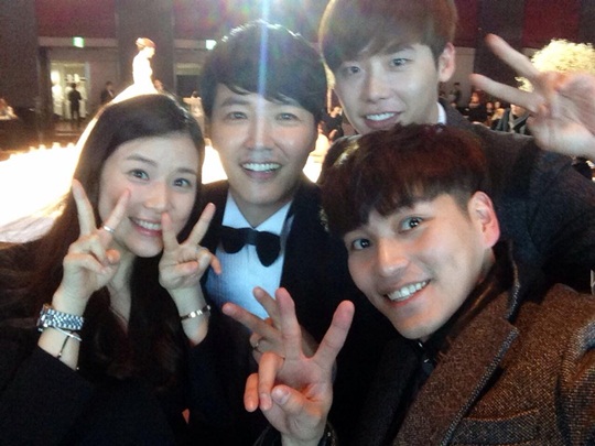 Clockwise from left: Lee Bo-young, Yoon Sang-hyun, Lee Jong-suk and Choi Sang-jun starred in the 2013 hit drama "I Can Hear Your Voice." (Instagram)