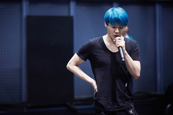 [아시아 투어 콘서트 연습 중인 JYJ 김준수. 사진제공 = 씨제스 엔터]