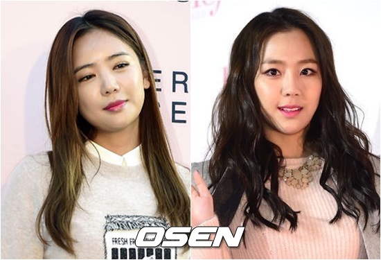 Actress Lee Tae-im (left) hurled insults at Kim Ye-won on the set of variety show "My Young Tutor Friend." (OSEN)