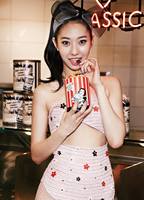 [베스티 다혜의 새 미니앨범 재킷 화보. 사진제공=YNB엔터테인먼트]