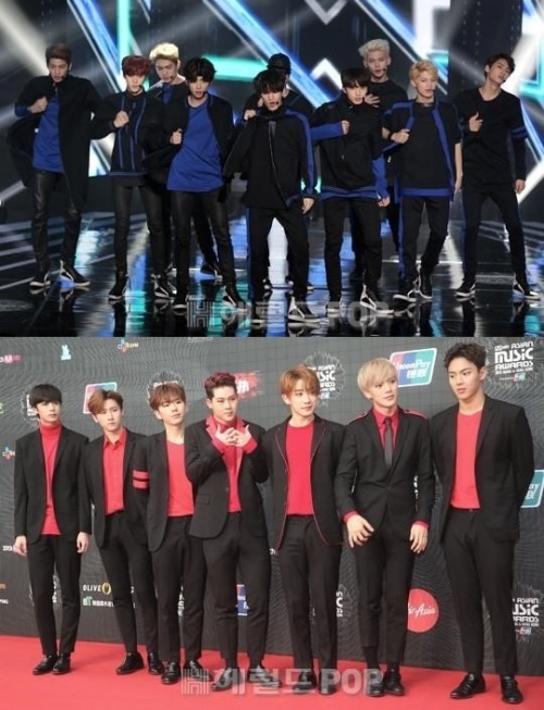 [그룹 업텐션 몬스타엑스. 사진=송재원 기자]