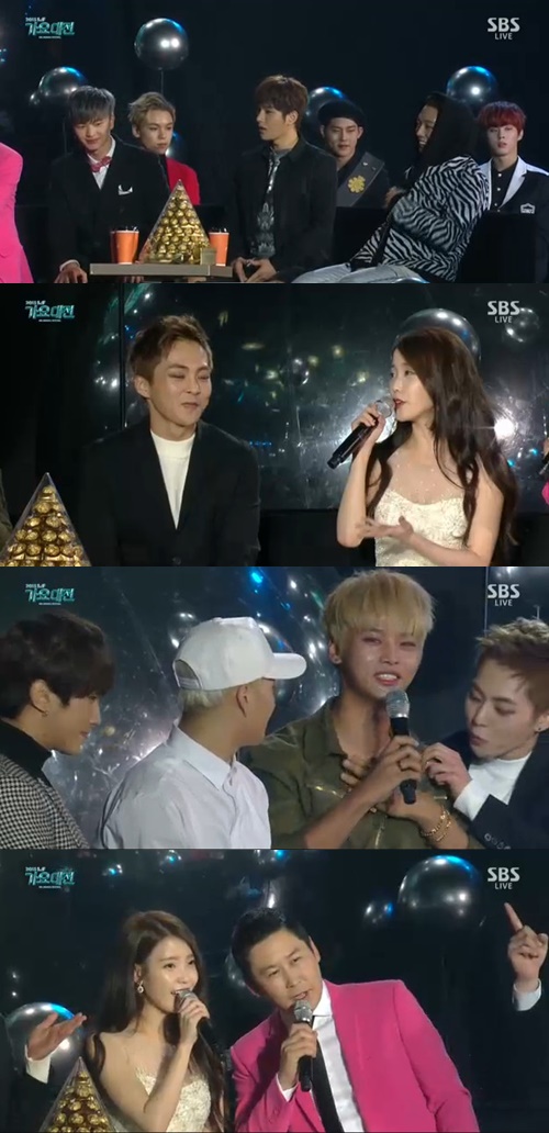 사진:SBS가요대전아이유인터뷰