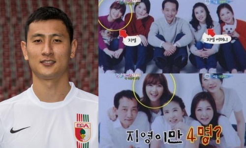사진: 좌-지동원 (FC 아우크스부르크 홈페이지) / 우-강지영 가족사진 (방송캡처)