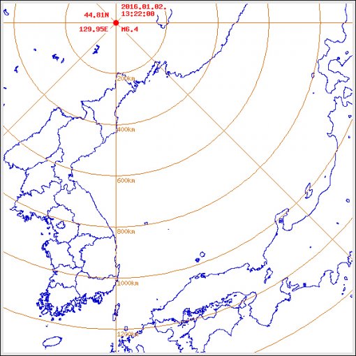 사진: 중국 헤이룽장성 지진