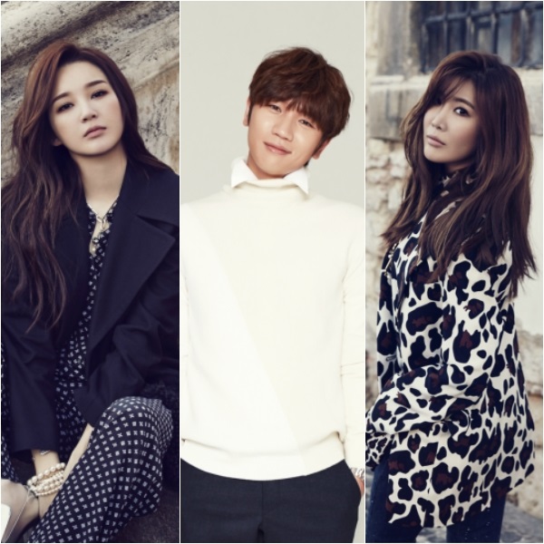 [신곡 '니가 하면 로맨스'로 콜라보 한 케이윌과 다비치. 사진제공 = 스타쉽 엔터]
