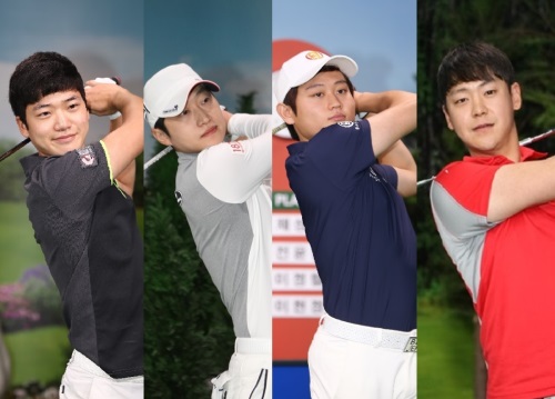 GTOUR 3차 대회 결선에 참가하는 선수들. 왼쪽부터 최민욱, 하기원, 채성민, 심준보.