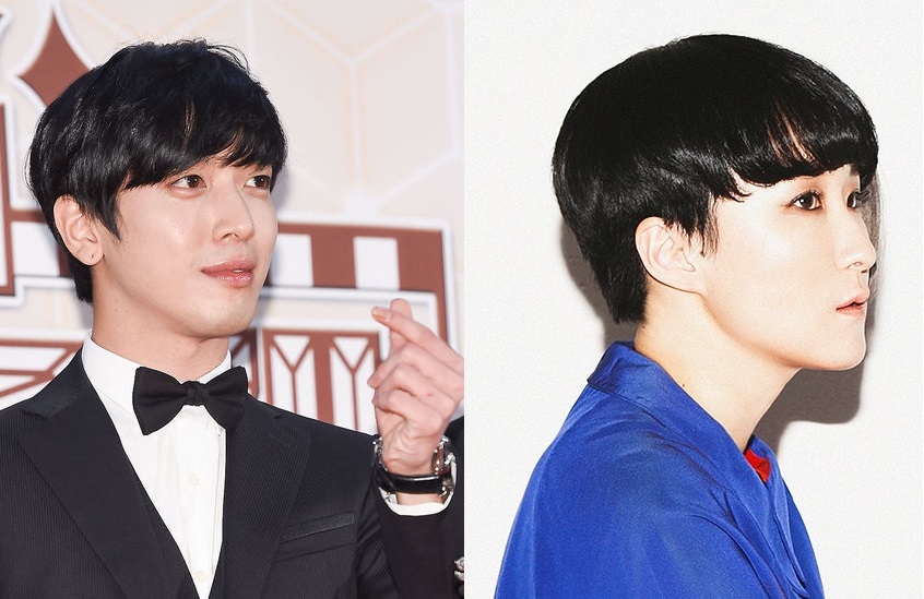 Jung Yong-hwa (left) and Sunwoo Junga (FNC Entertainment and Magic Strawberry Sound)